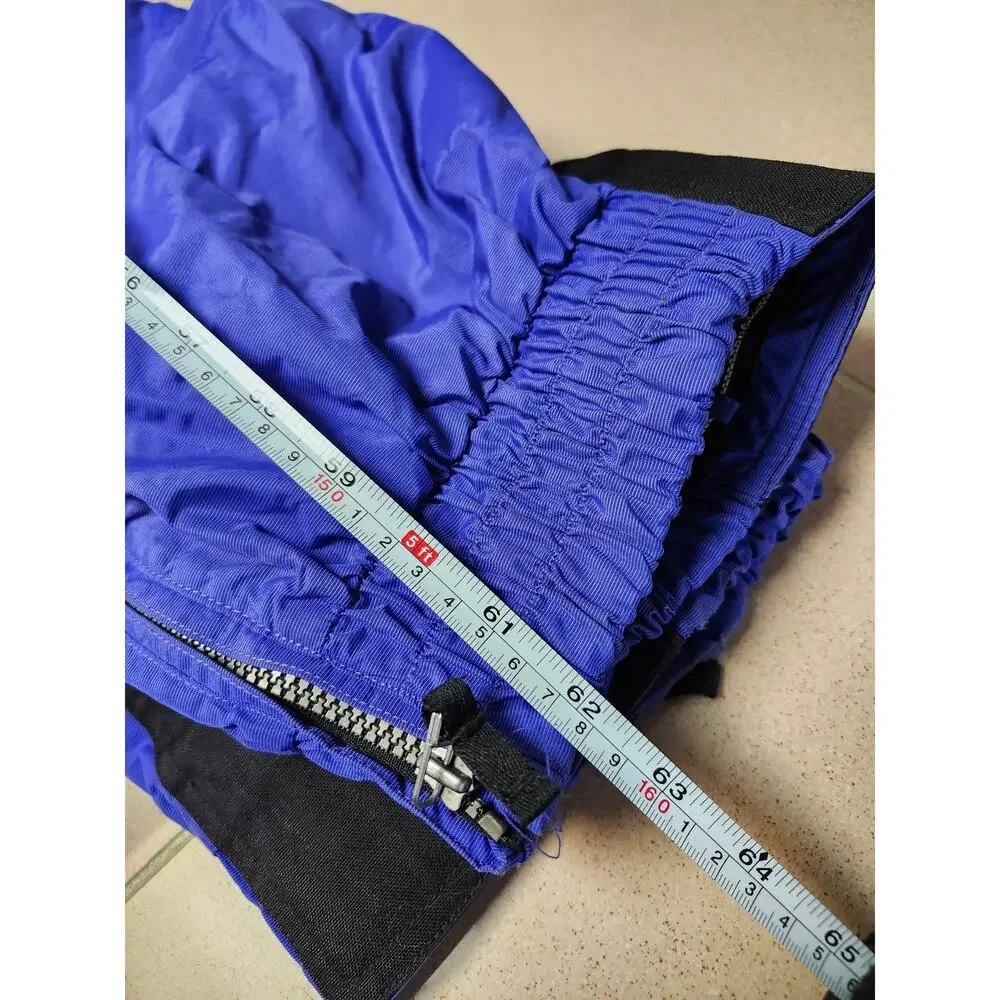 Vintage Vitesse Couloir Ski Suit Blue Large 14 Snowsuit One Piece Snow Bib